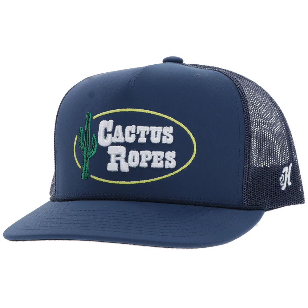 Hooey Men's Cactus Navy & White Rope Hat