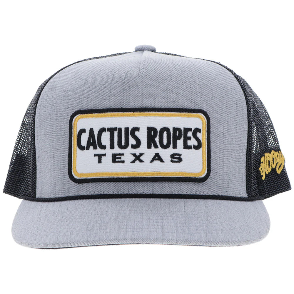 Hooey Men's Grey & Black Cactus Rope Hat