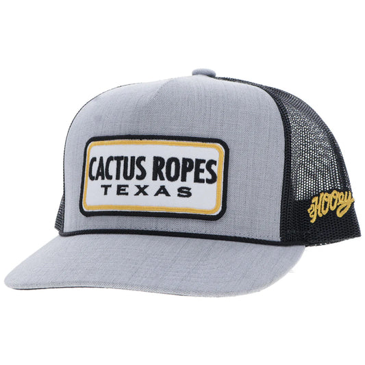 Hooey Men's Grey & Black Cactus Rope Hat