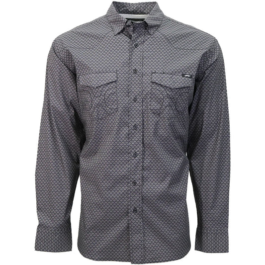 Hooey Men's Black Maverick Button Up Long Sleeve Shirt