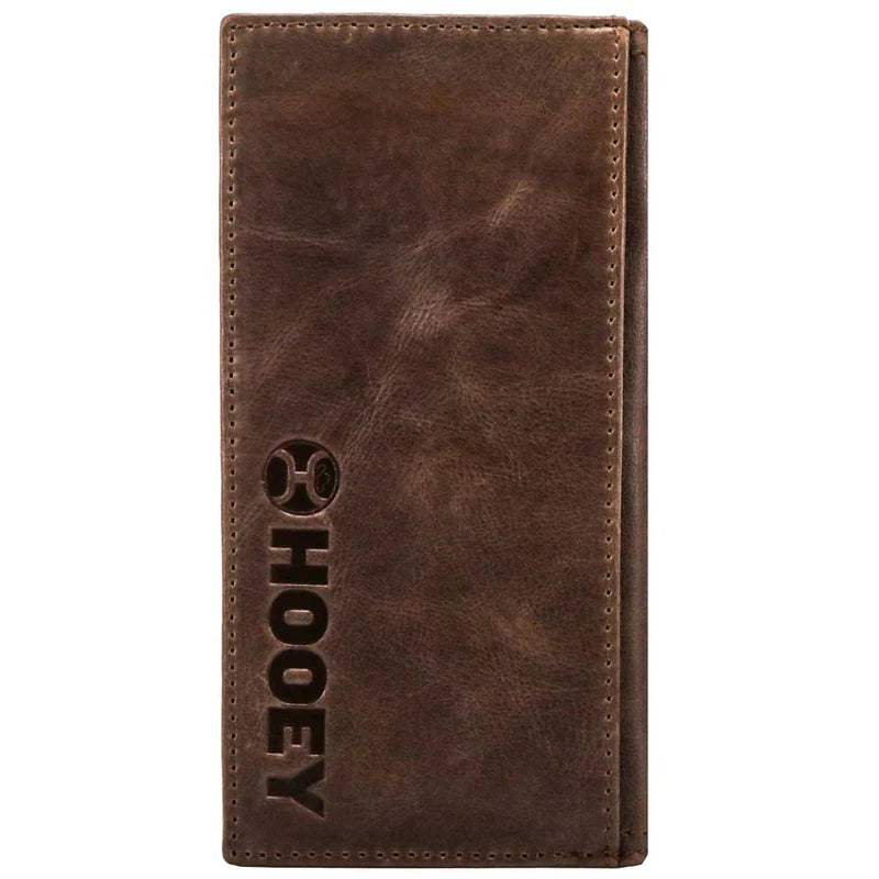 Hooey Men's Original Rodeo Wallet Brown With Nomad Print