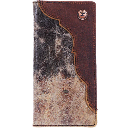 Hooey Men's Chisholm Tricolor Western Corner Rodeo Wallet