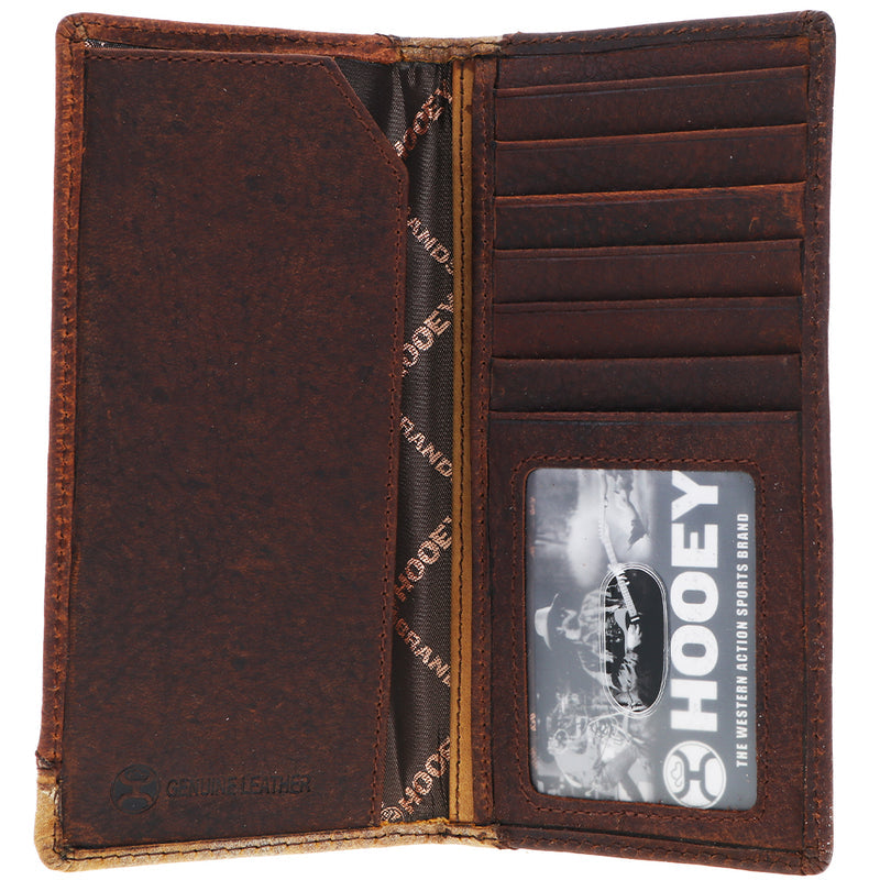 Hooey Men's Chisholm Tricolor Western Corner Rodeo Wallet