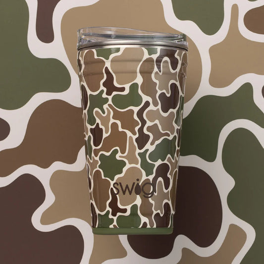 Hunting Camo Party Cup 24oz Swig