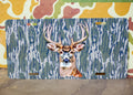 Decorative license plates in camo turkey, farm, and patriotic novelty designs