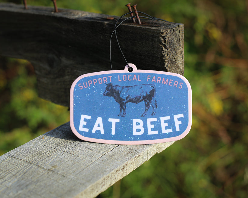 Eat Beef Black Ice Scented Air Freshener