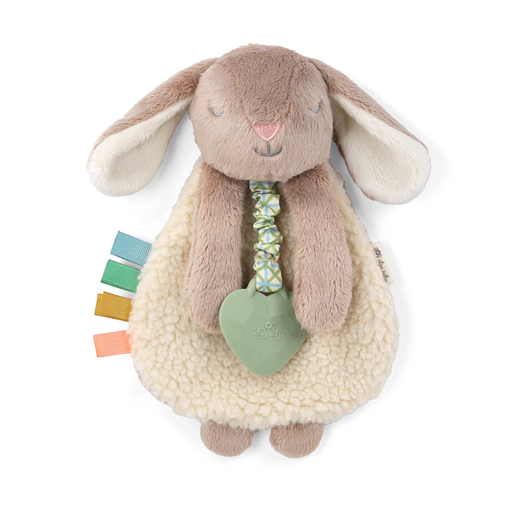 Itzy Lovey Plush And Teether Toy Bunny