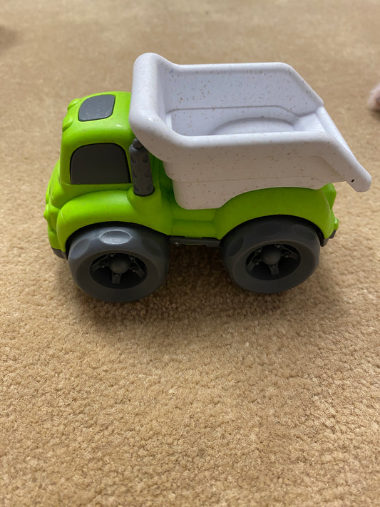 White & Lime Toy Truck