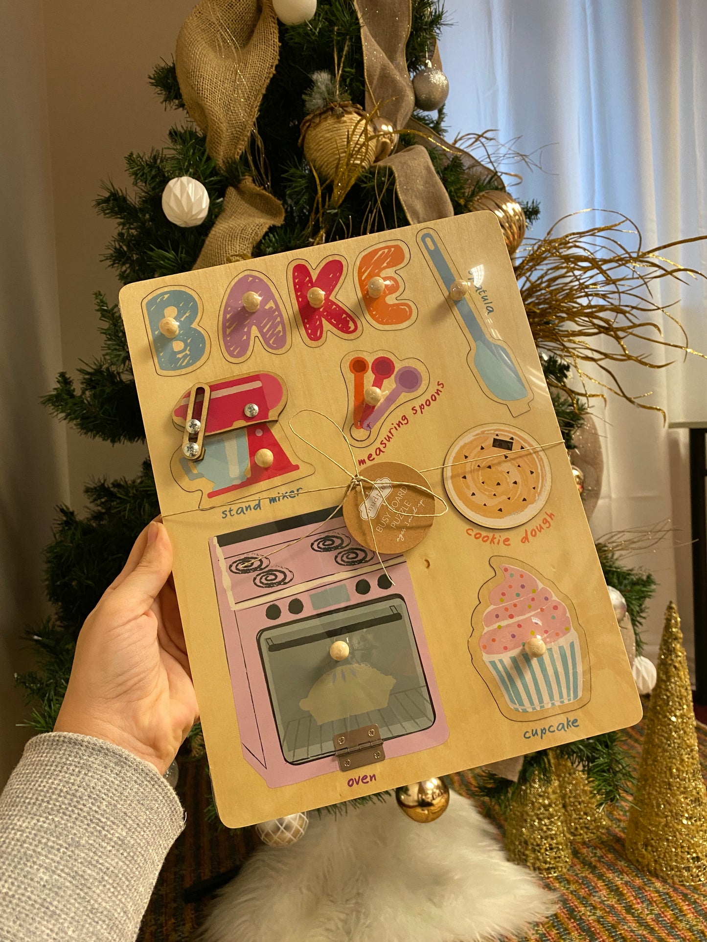 Bake Wood Puzzle Board