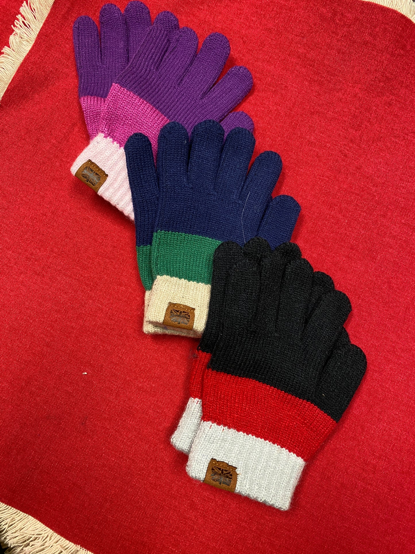 Britt's Knits Wonderland Collection Kid's Gloves- Grey