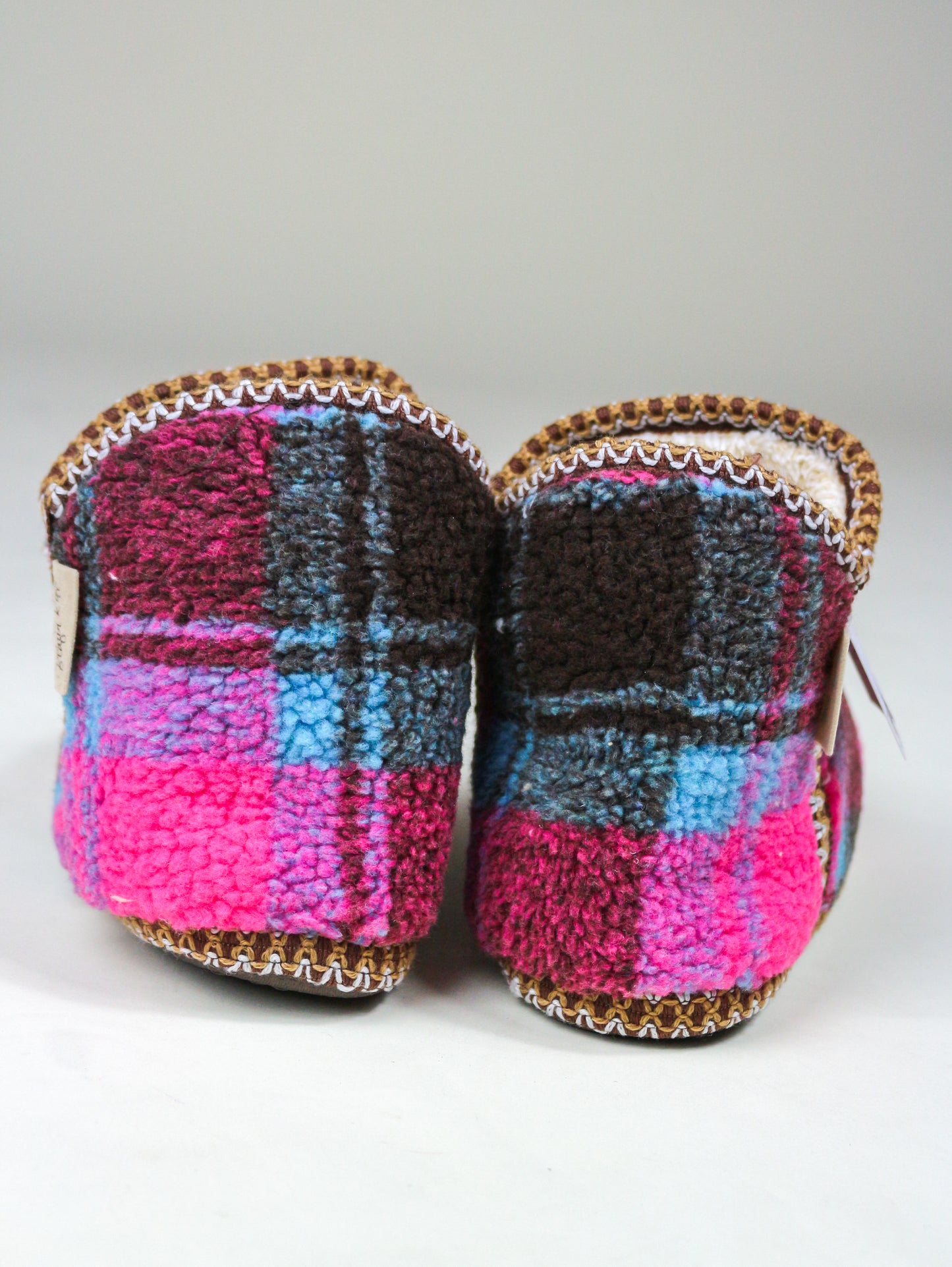 Blazin Roxx Brown & Pink Western Women's Slippers