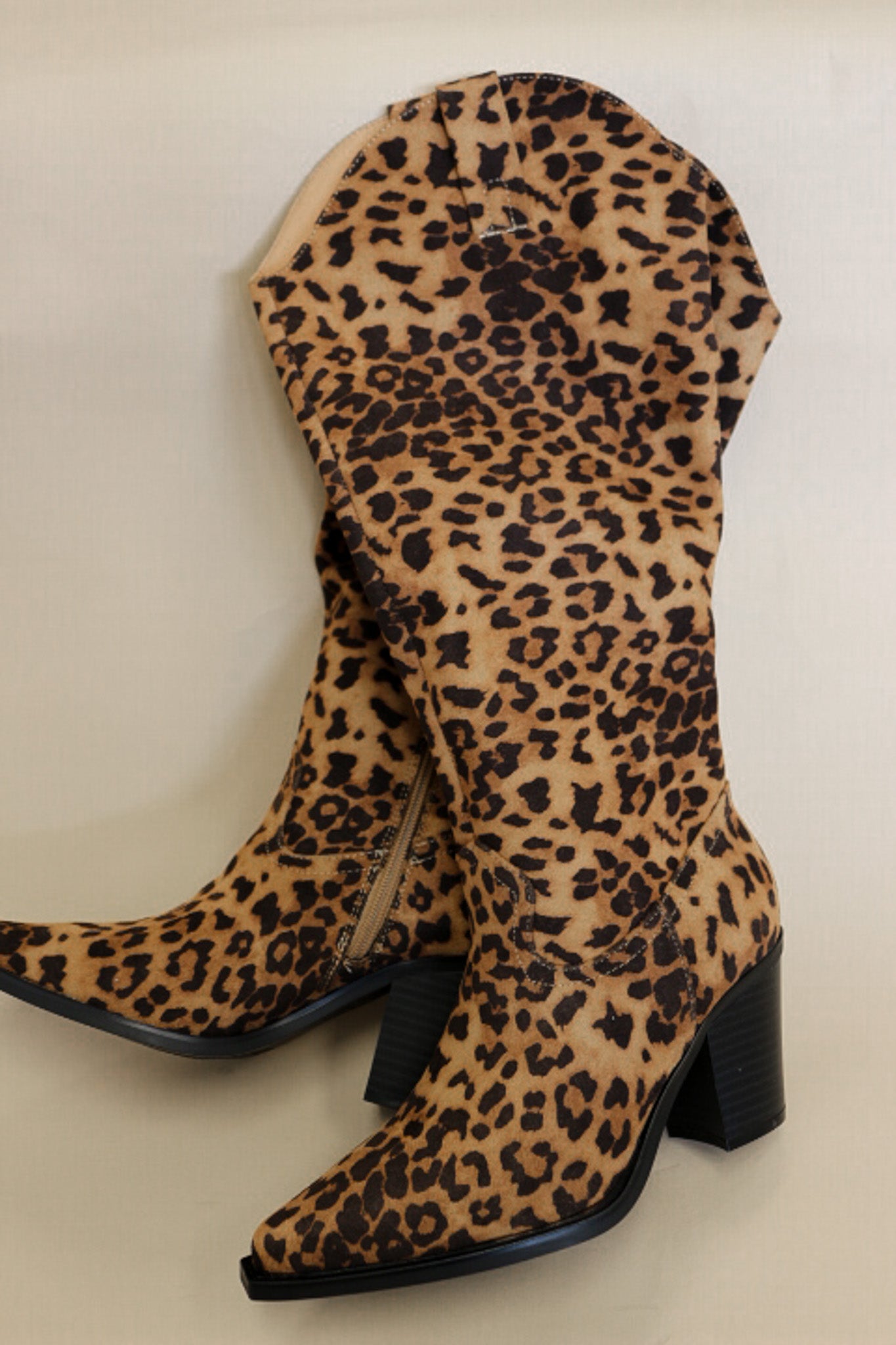 Messini Leopard Boots By MIA
