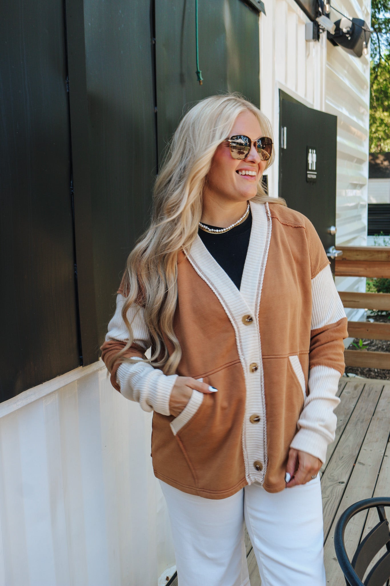 A Little Joy Cinnamon Brown Cardigan