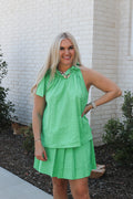 Vacay Countdown Bridget Ruffle Tank