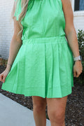 Vacay Countdown Zara Pleated Skirt
