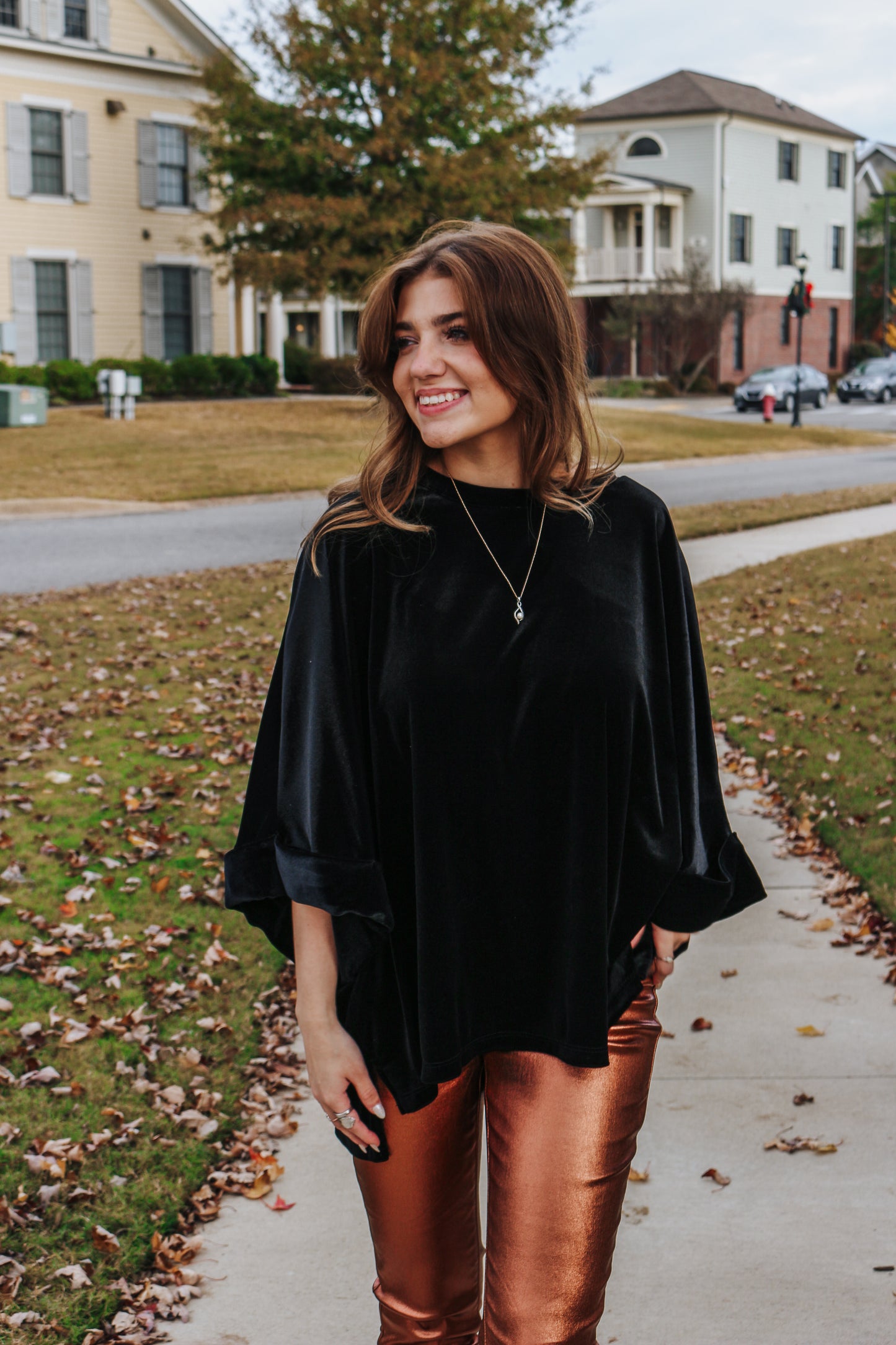 Nothing But The Best Black Velvet Blouse