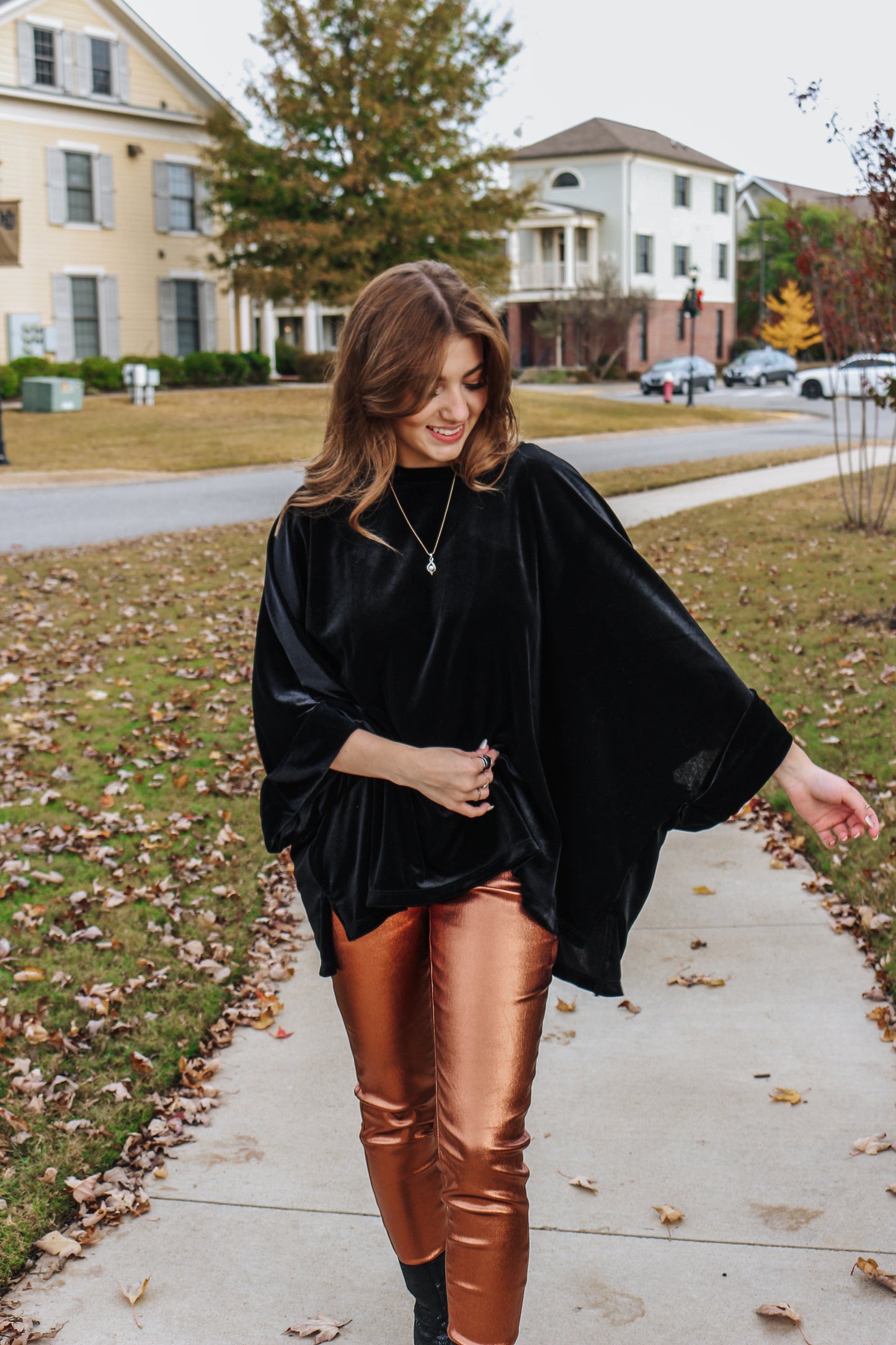 Nothing But The Best Black Velvet Blouse