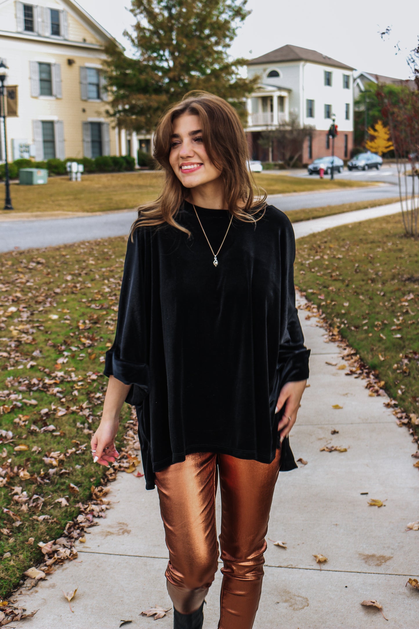 Nothing But The Best Black Velvet Blouse