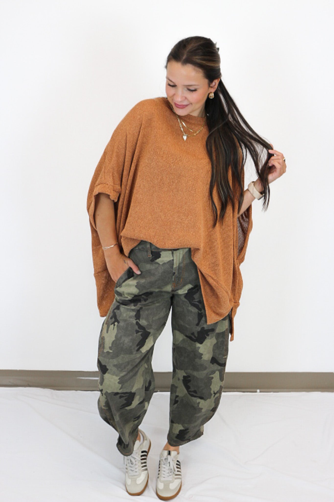 As Time Passes Knit Top -2 Colors