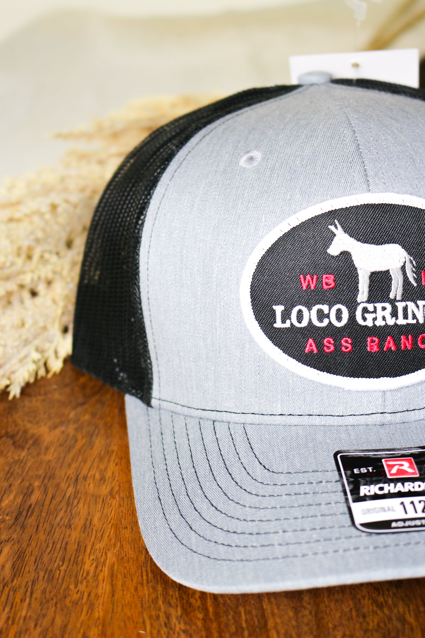 Loco Gringos Grey & Black Cap