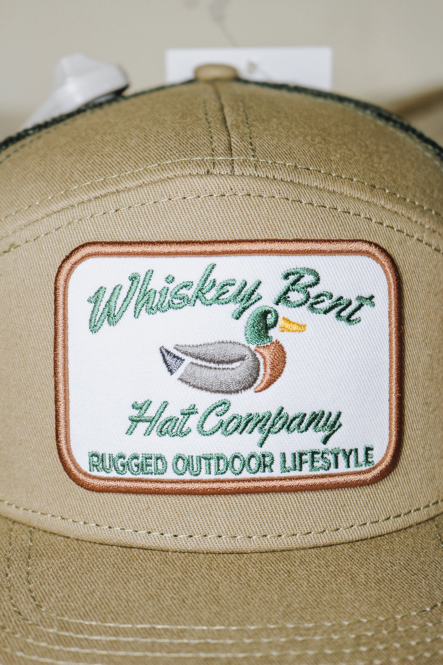 Whiskey Bent Olive & Dark Green Mesh Cap