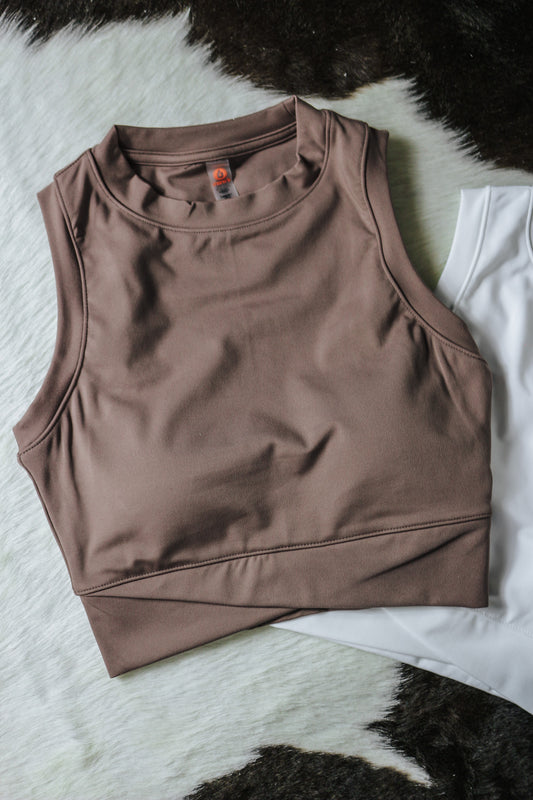 Carry On Taupe Padded Tank