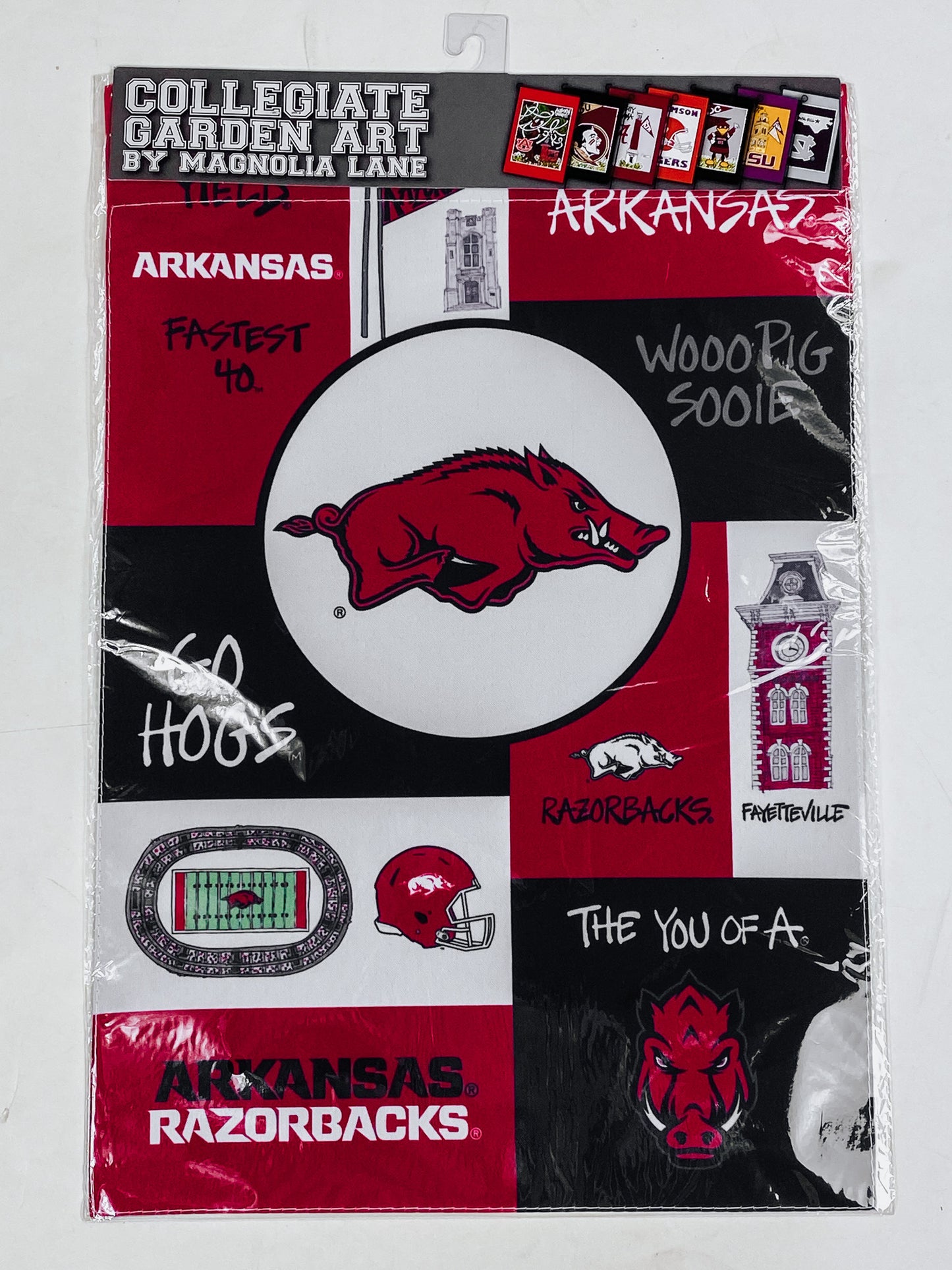 Arkansas Razorback Yard Flag