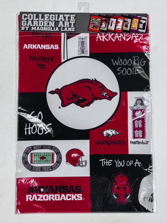Arkansas Razorback Yard Flag