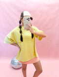 Half pocket tee, shown in one of several available colors