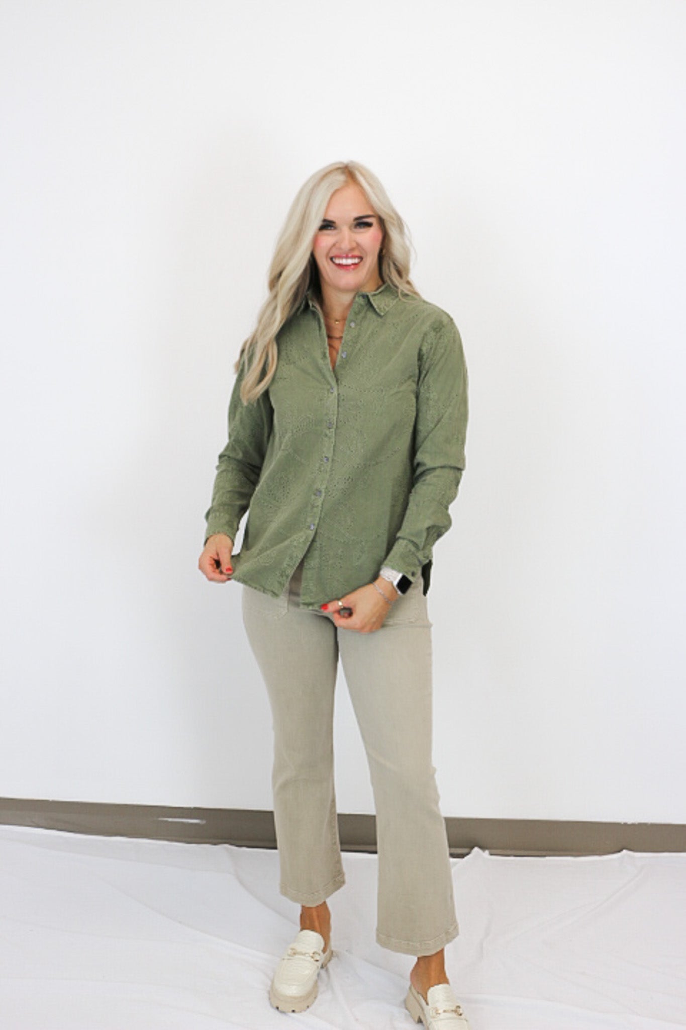 Set Up For Success Lolita Green Top