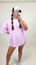 Half pocket tee, shown in one of several available colors