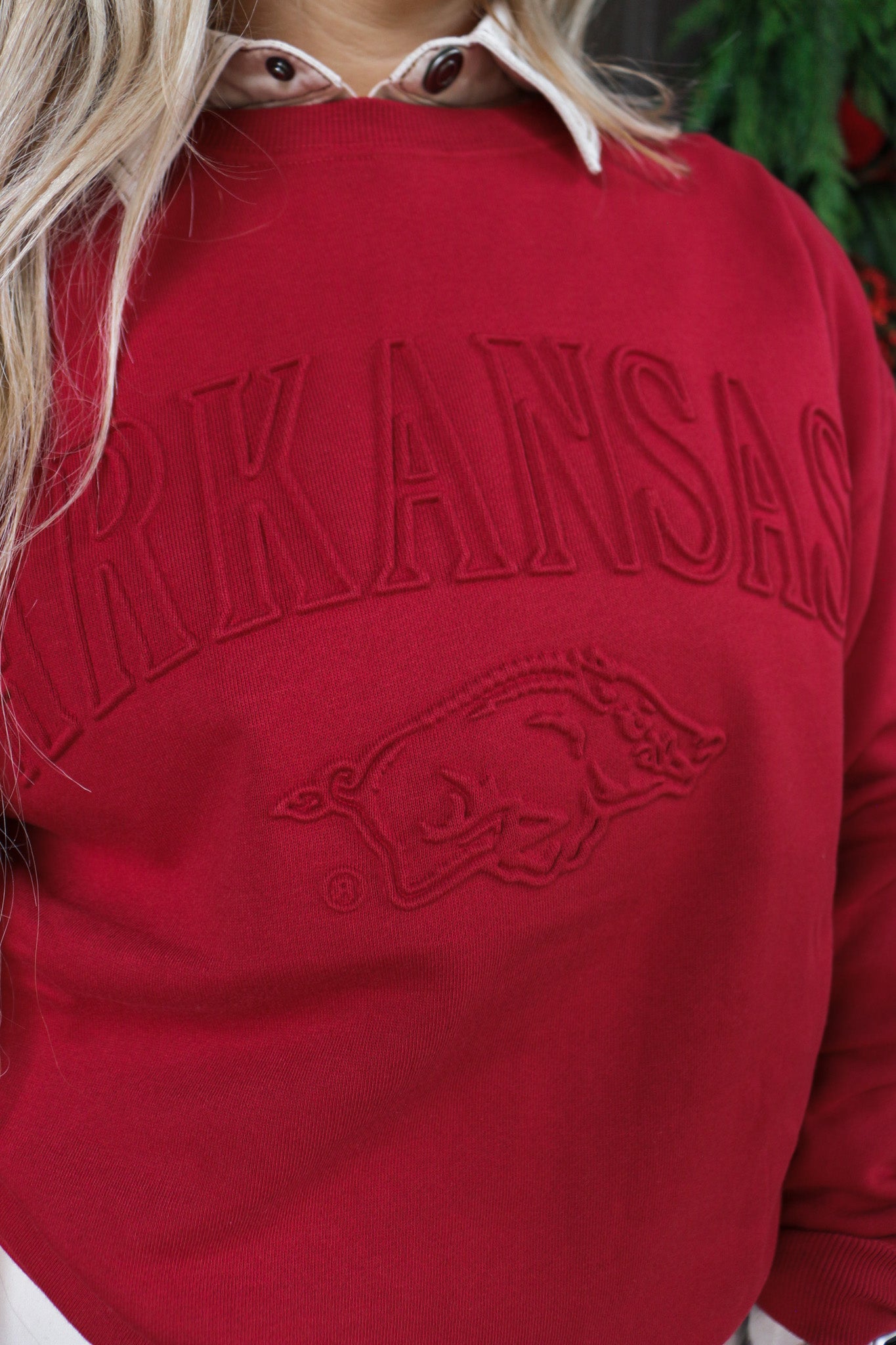 Crimson Red Arkansas Sweatshirt