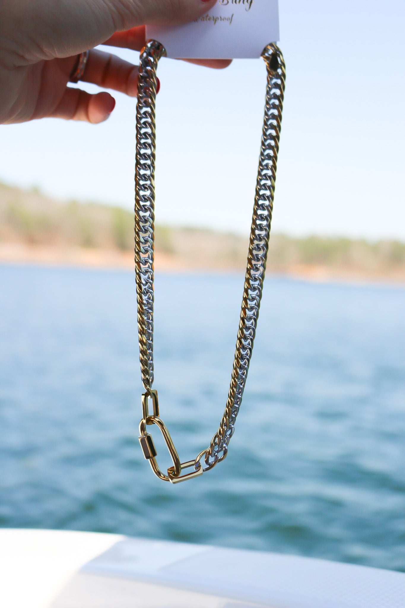 Waterproof Mixed Metal Carabiner Necklace – Dales Clothing Inc