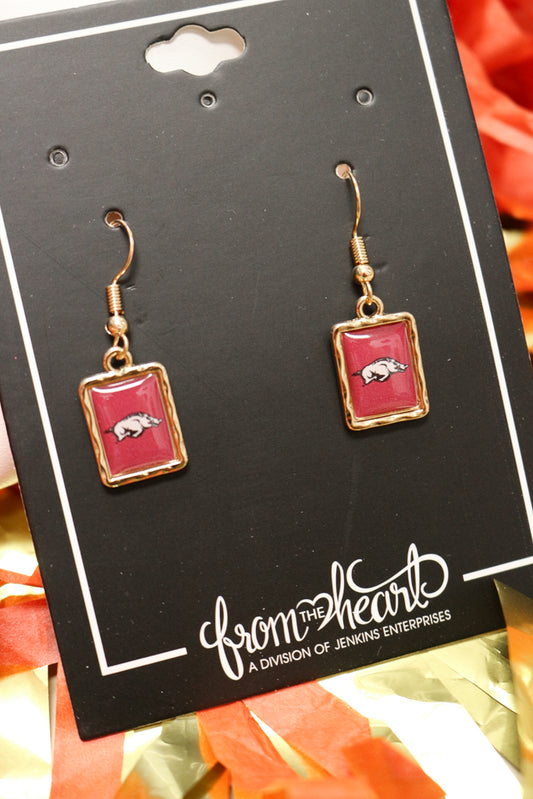 Arkansas Razorbacks Vivian Earrings