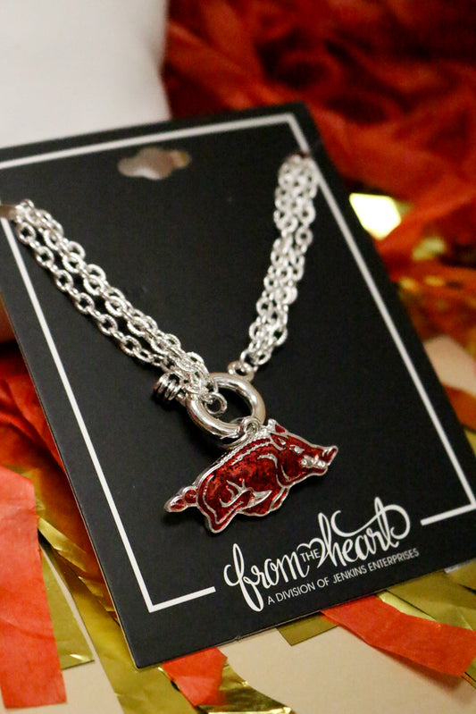 Arkansas Razorbacks Game Day Glitter Bracelet