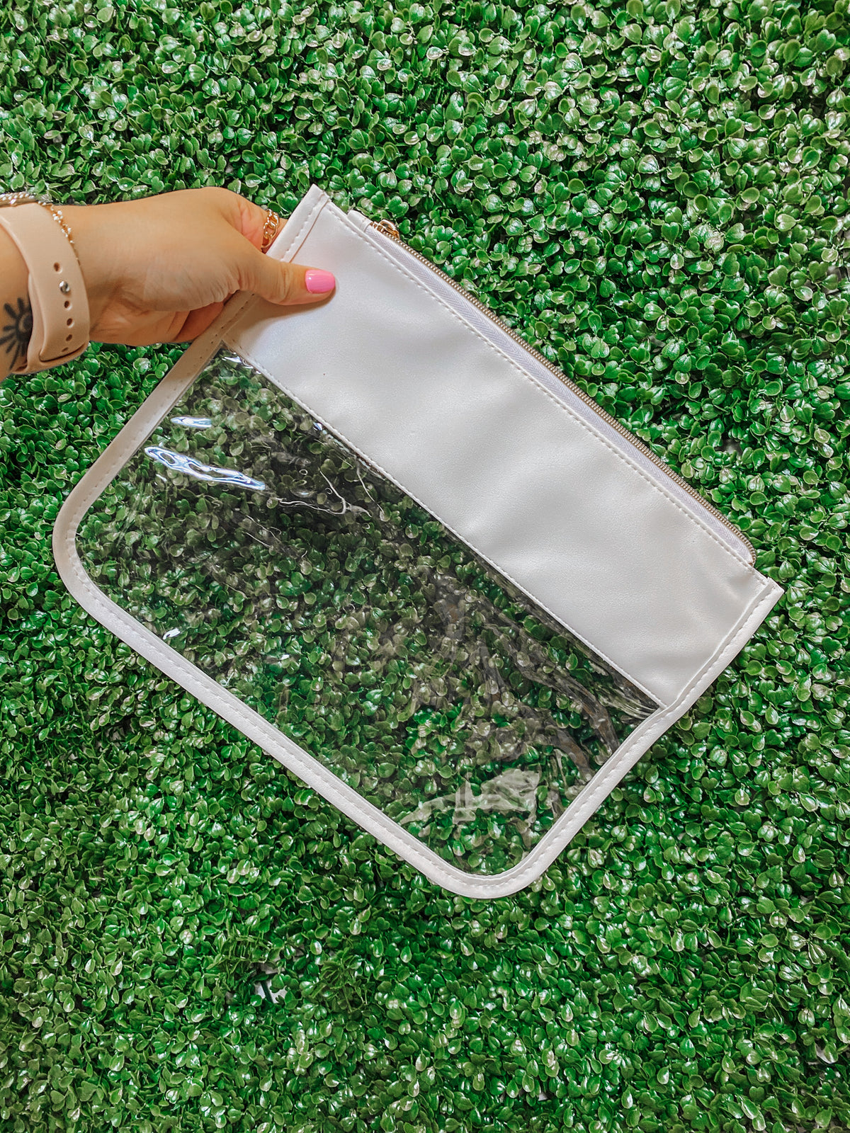 Clear White Pouch