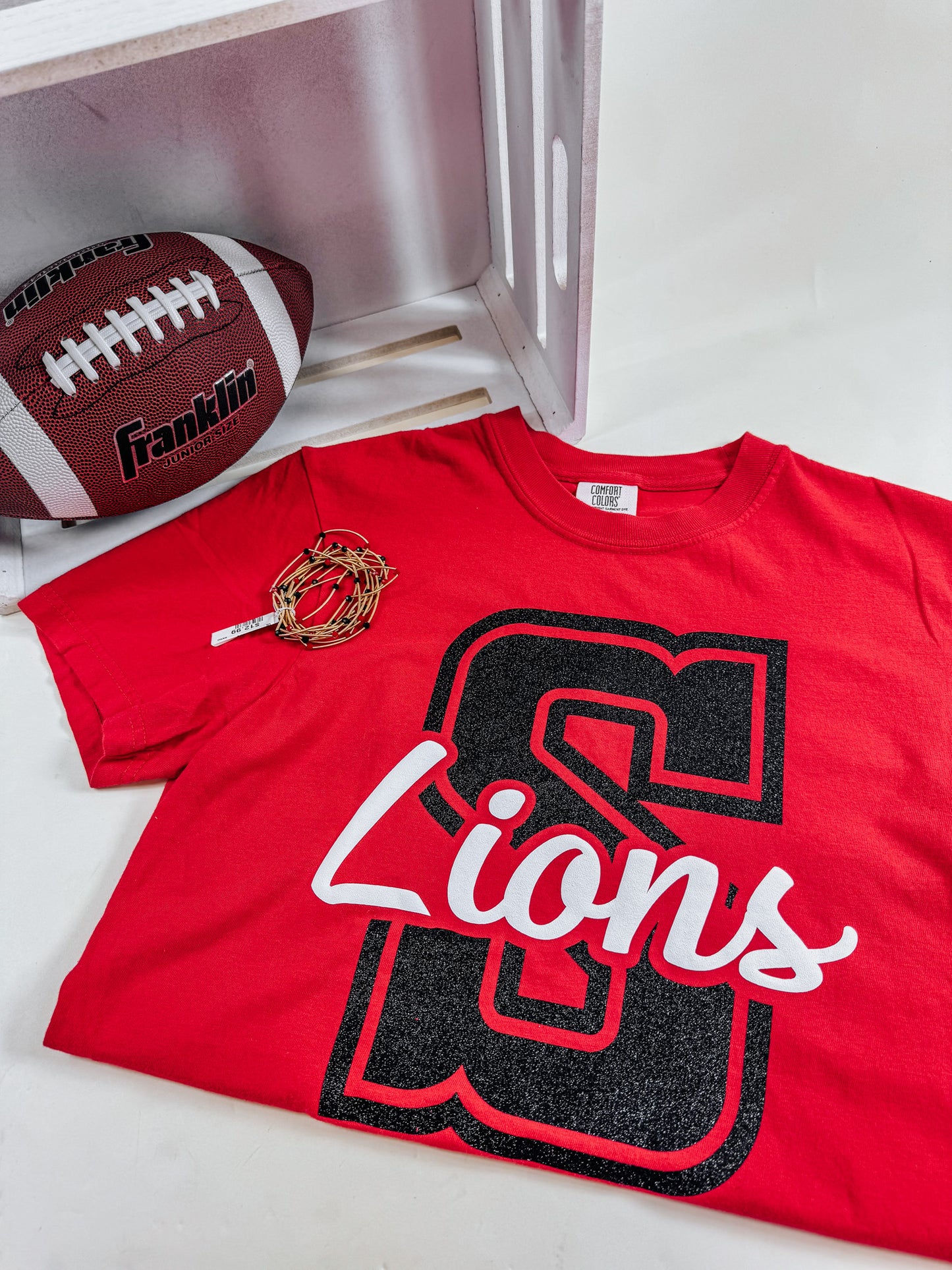 Adult Searcy Lions Red Graphic Tee