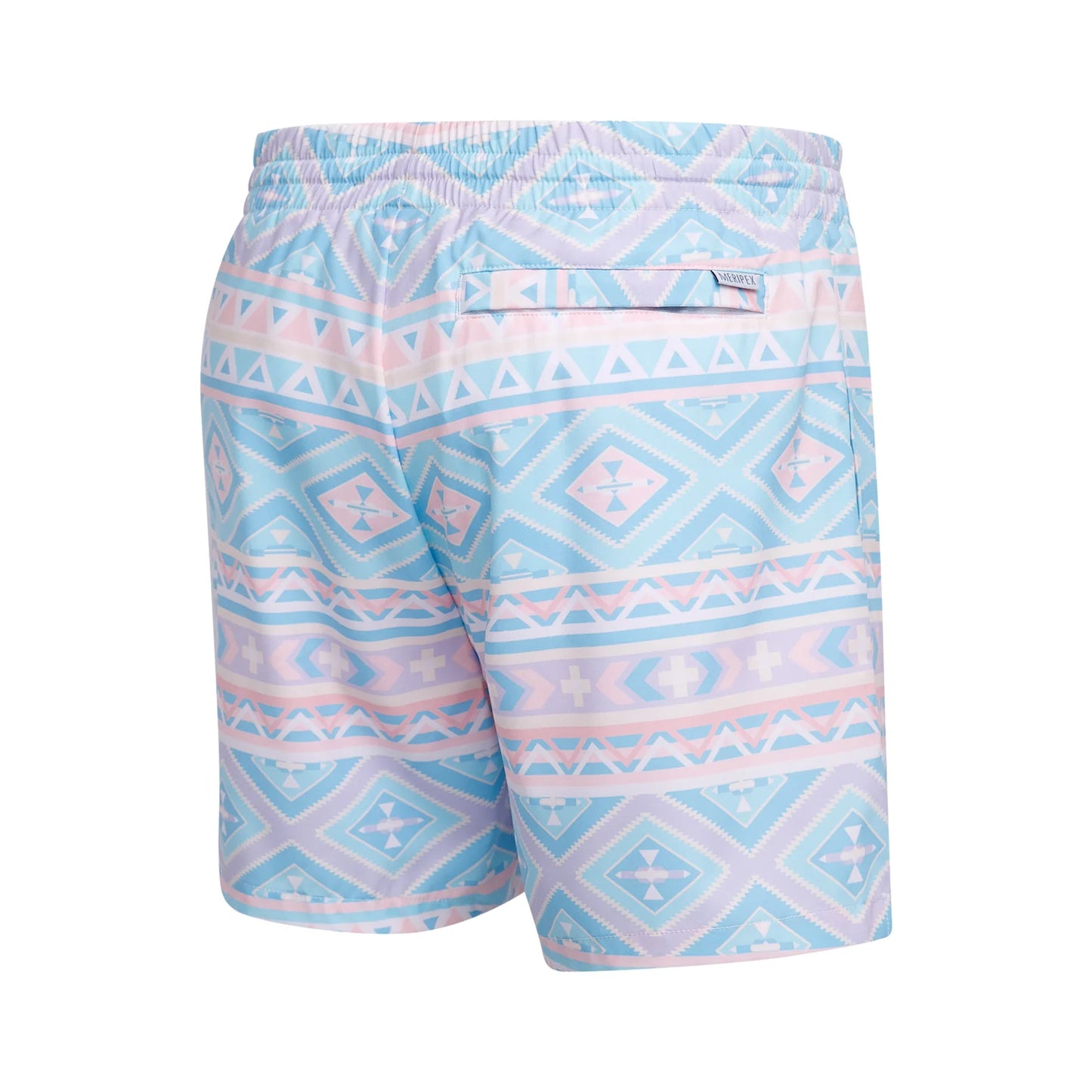 Meripex Men's Pink & Blue Ace Swim Trunks