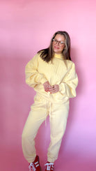 Womens Simply For Good Yellow Joggers