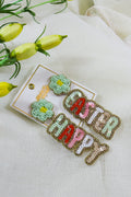 Easter Beaded Earrings -3 Styles