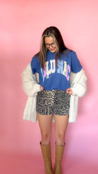 Women's Lulu Mac Blue Polka Dot Tee