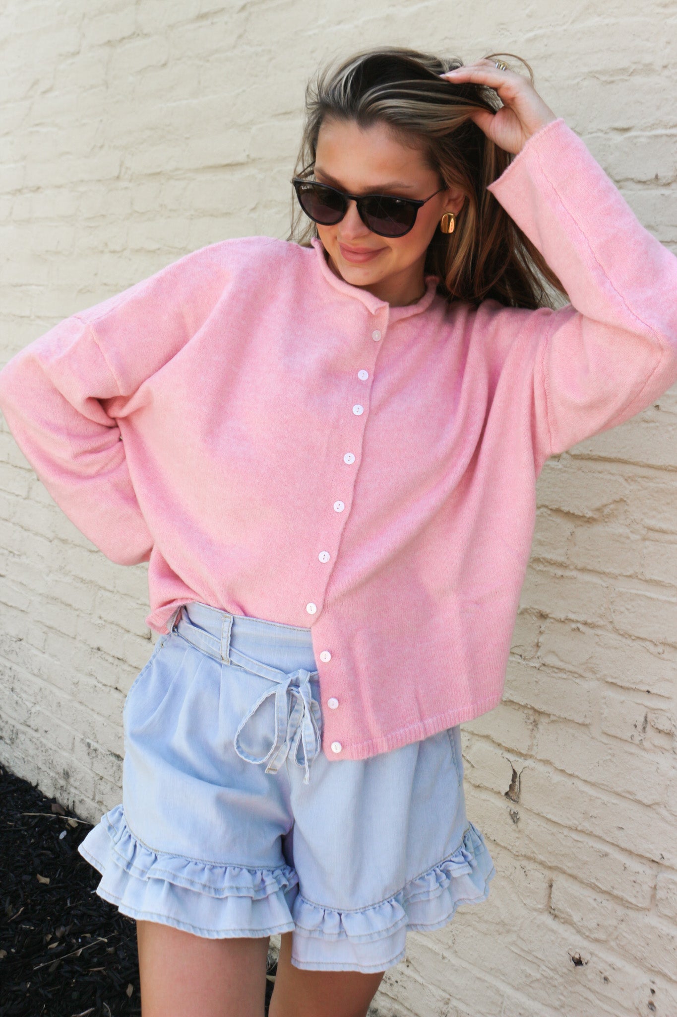Always Adore Button Up Sweater Cardigan