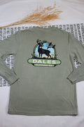 Mens Long Sleeve Dales Clothing Deer Graphic Tee
