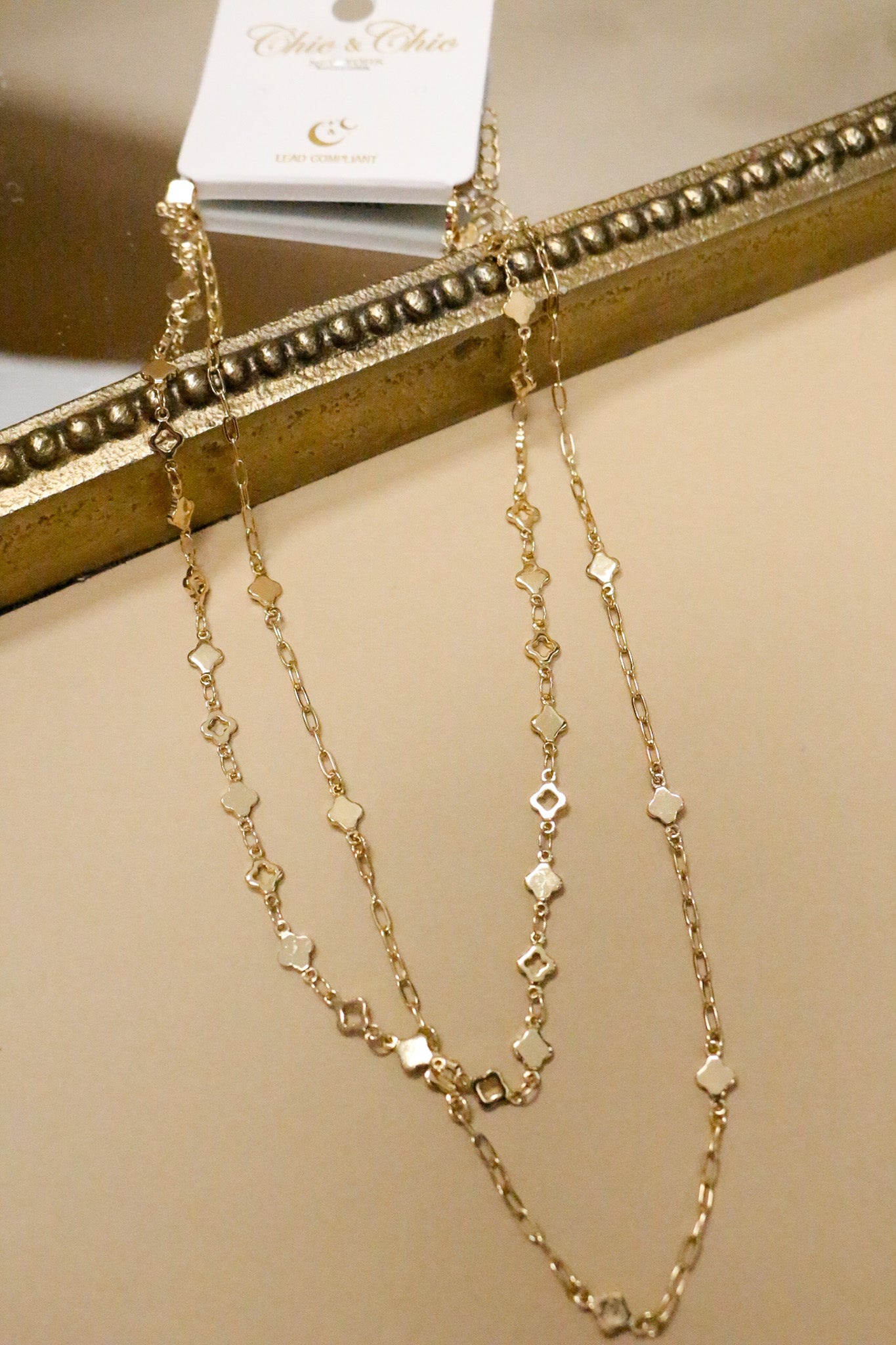 Gold Layered Chain Necklace