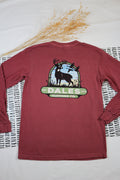 Mens Long Sleeve Dales Clothing Deer Graphic Tee