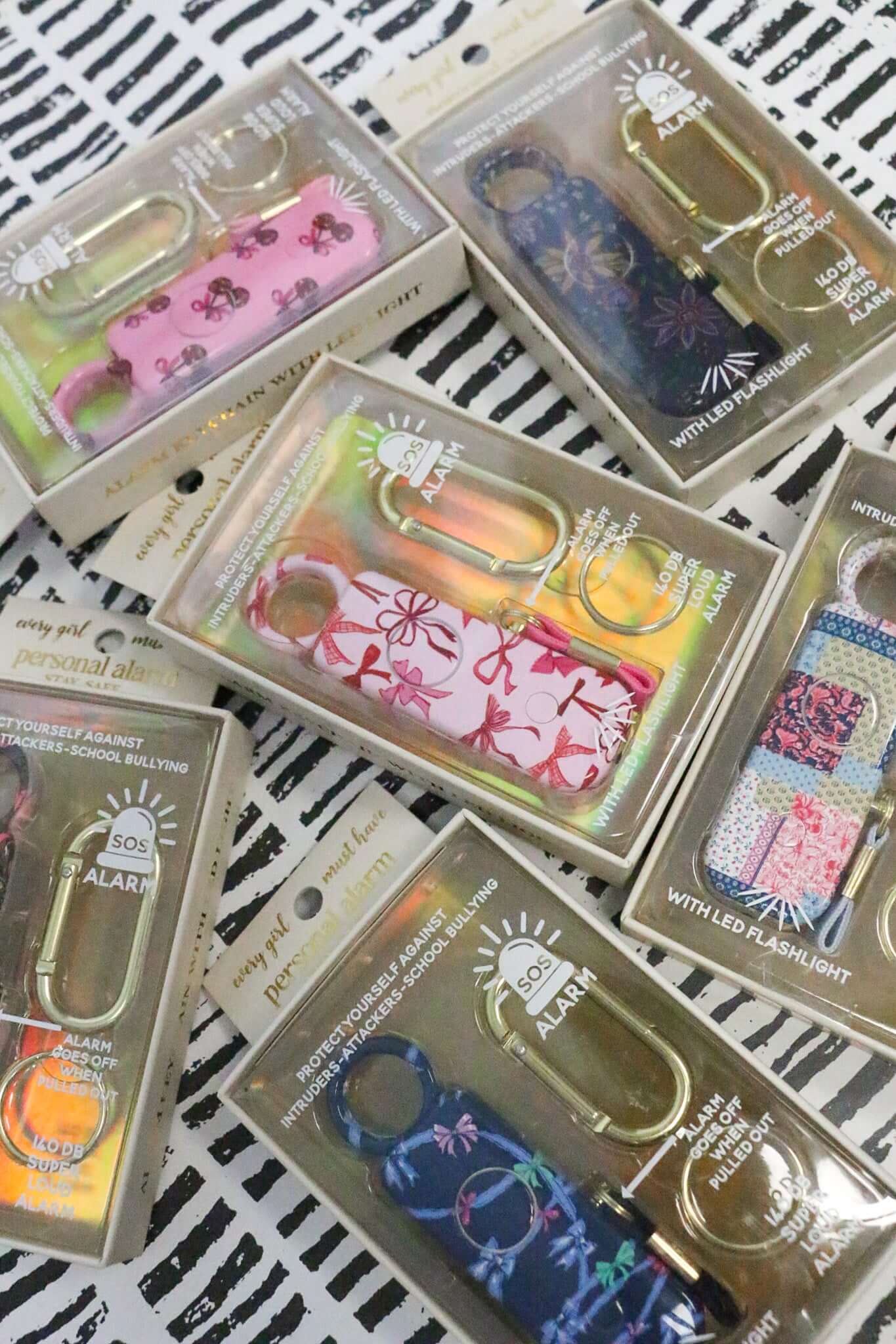 Personal Key Ring Alarm -Multiple Colors