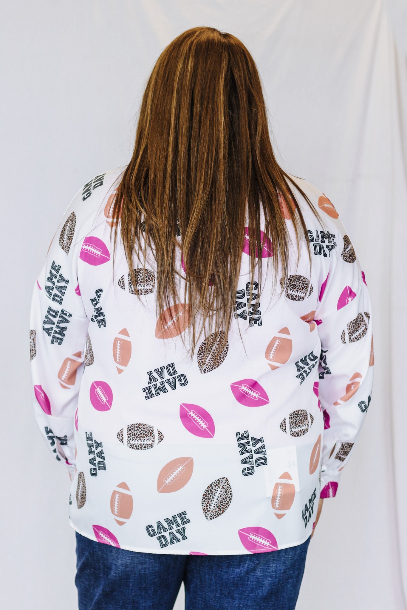 Living Loud Pink Leopard Game Day Blouse