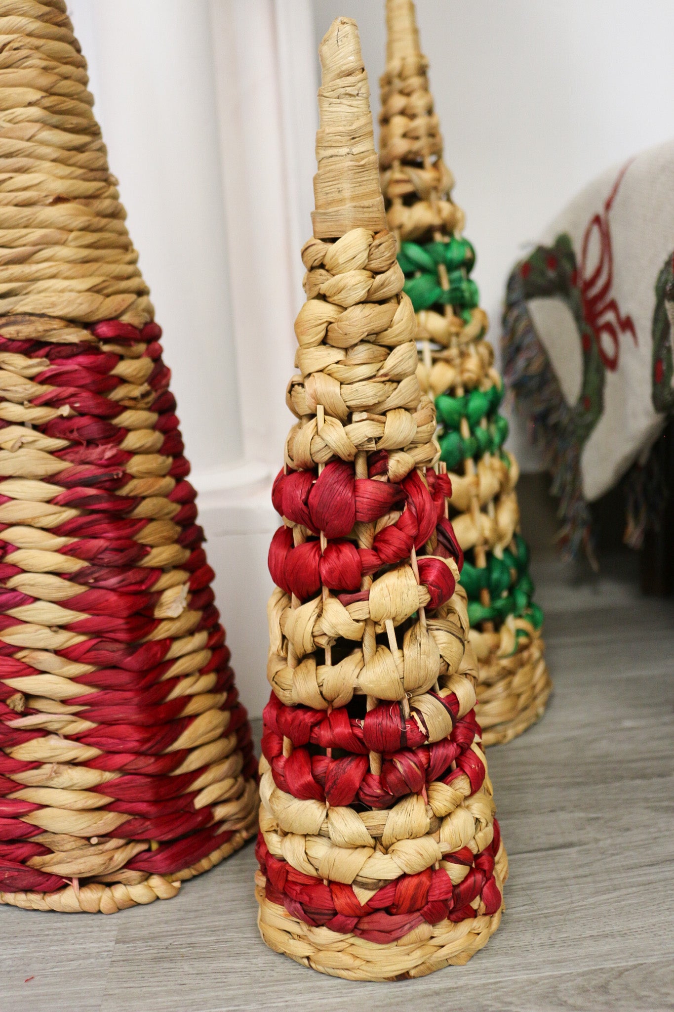 Woven Cone Tree Set