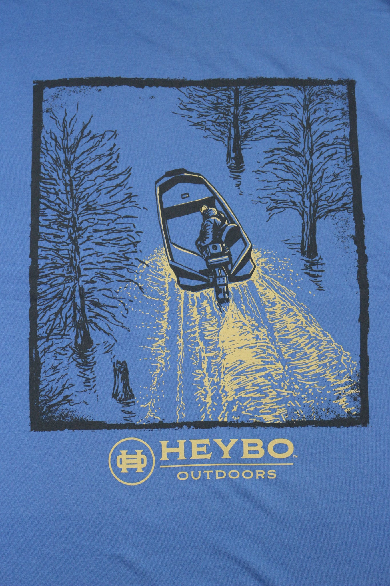 Heybo Men's Timber Runner Tee- Azure