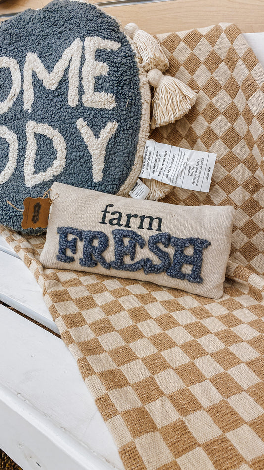 Farm Fresh Hook Pillow